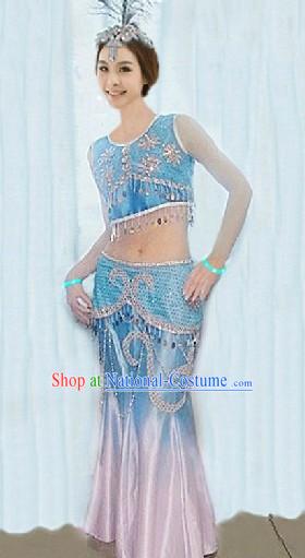 Thailand Peacock Dance Costumes for Women