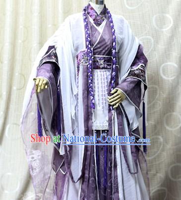 Ancient Chinese Prince Cosplay Costumes Complete Set for Men