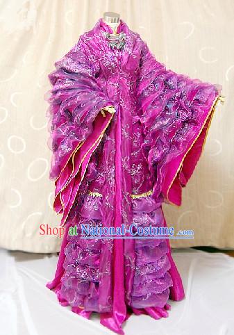 Ancient Chinese Imperial Palace Empress Cosplay Dresses Complete Set