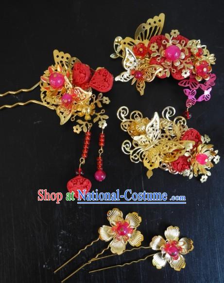 Traditional Chinese Handmade Wedding Hair Flowers