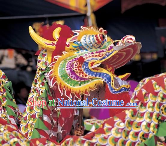 2008 Peking Olympic Games Chongqing Tongliang Dragon Dance Costumes for Ten People