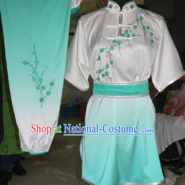 Long Stick Wushu Champioinship Silk Uniforms