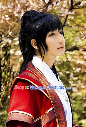 Ancient Chinese Knight Warrior Wig for Men