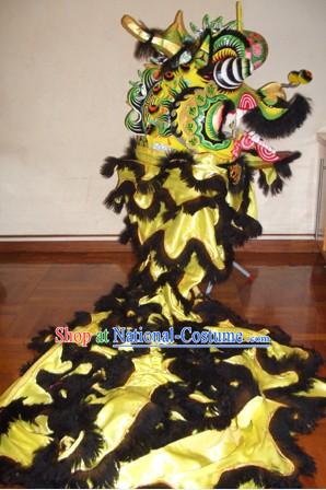 Traditional Chinese Lunar New Year Celebration Kylin Dance Costumes Complete Set