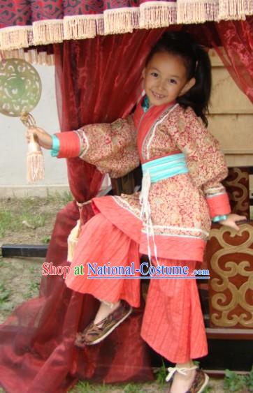 Traditional Chinese Hanfu Outfit Clothing for Kids