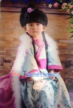 Chinese Traditional Hanfu Costumes for Kids