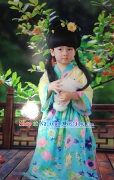 Chinese Traditional Hanfu Dresses for Kids