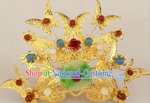 Handmade Imperial Empress Butterfly Coronet