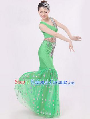 Thailand Peacock Dance Costumes for Women