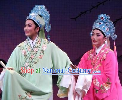 Traditional Chinese Liang Zhu Butterfly Love Costumes for Men and Women