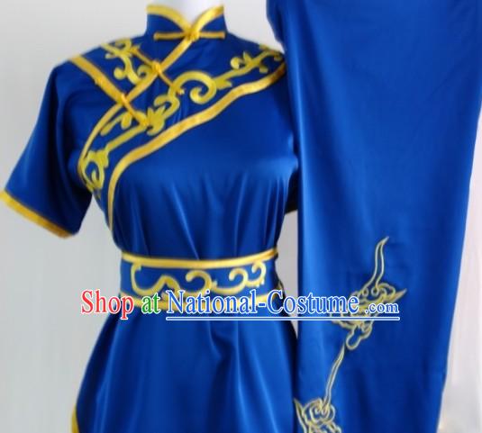 Professional Kung Fu Silk Uniform Complete Set