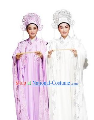 Traditional Chinese Opera Butterfly Love Liang Shanbo and Zhu Yingtai Costumes and Hats