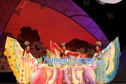 Traditional Chinese Opera Butterfly Love Liang Zhu Butterfly Costumes