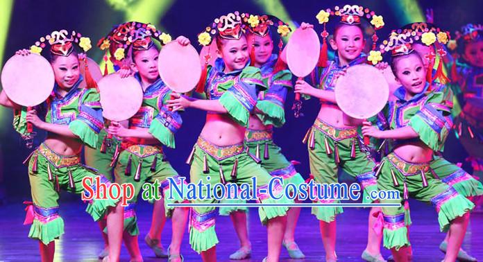 Chinese Folk Dance Costumes for Kids