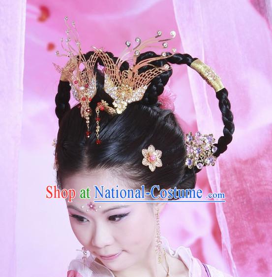 Chinese Ancient Princess Wigs and Hair Accessories Hair Pieces