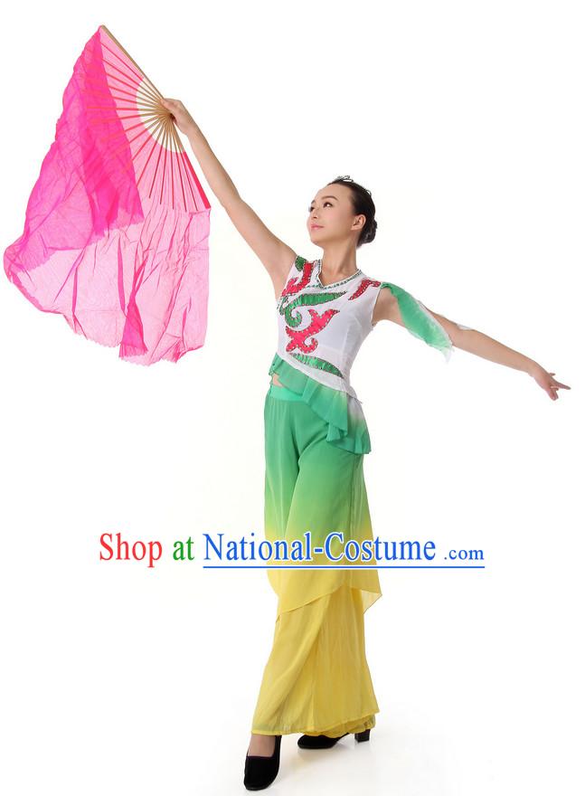 Festival Celebration Chinese Silk Dance Fan