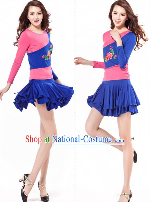 Asia Chinese Festival Parade Folk Stage Dance Costume for Women