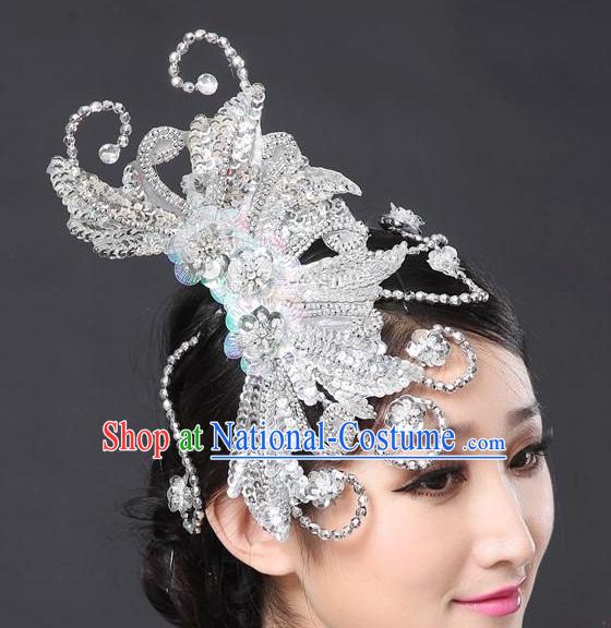 Chinese Classical Stage Dance Headpieces for Women