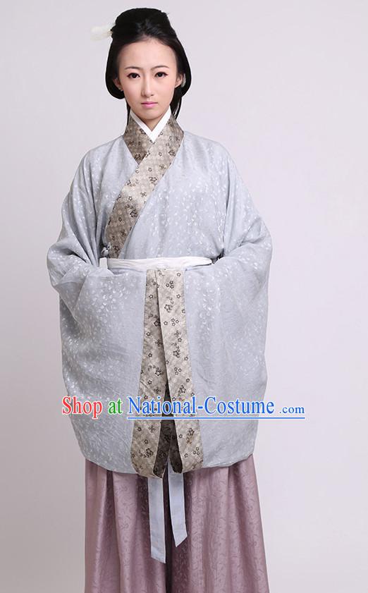 Chinese Costume Chinese Costumes Hanfu Han Dynasty Ancient China Scholar Clothing Dresses Garment Suits Clothes Complete Set for Women