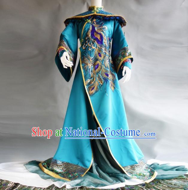 Chinese Classic Prince Peacock Costume Cosplay Complete Set for Men