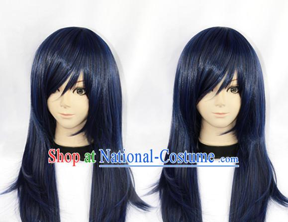 Chinese Ancient Knight Cosplay Long Wigs Classic Wig for Men