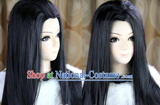 Chinese Ancient Knight Cosplay Long Wigs Classic Wig for Men