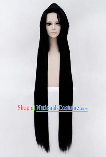 Ancient Asian Chinese Japenese Korean Knight Cosplay Long Wigs Classic Wig