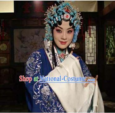 Ancient Chinese Asian Peking Opera Hair Accessories Headpieces Hair Jewelry