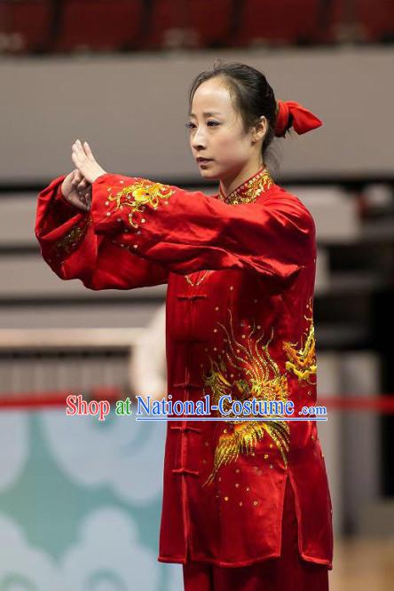 Traditional Kungfu Master Martial Arts Wushu Uniform Outfit for Men Women Boys Girls Kids