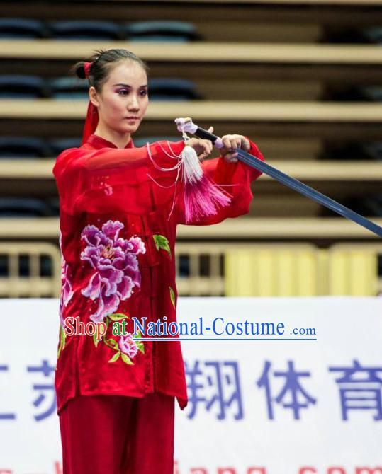 Top Tai Chi Kungfu Master Martial Arts Wushu Uniform Kung Fu Outfit for Men Women Boys Girls Kids