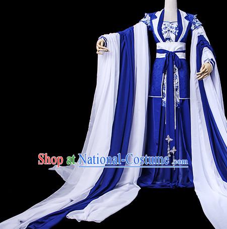 Chinese Costume Ancient China Dress Classic Garment Suits Queen Empress Cosplay Clothes Clothing Complete Set for Women