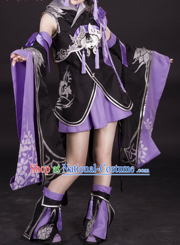 Chinese Classic Hanfu Garment Dress Costumes Japanese Korean Asian King Clothing Costume Dress Adults Cosplay