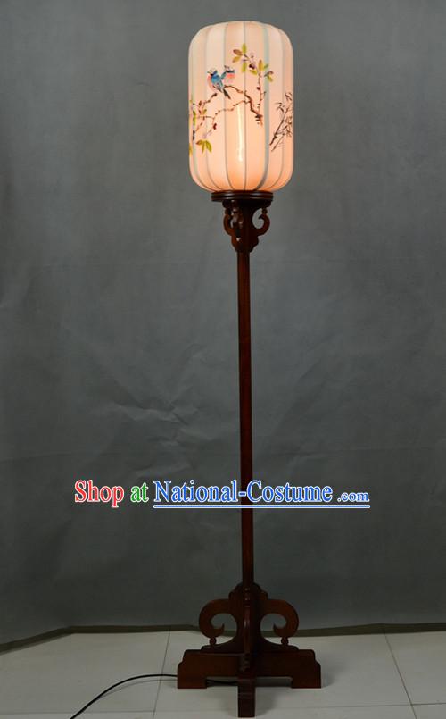 Handmade Traditional Palace Birds and Flower Floor Lantern