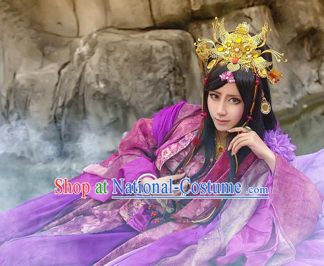 Chinese Ancient Fairy Dress Costumes Japanese Korean Asian King Costume Wholesale Clothing Garment Dress Adults Cosplay for Women