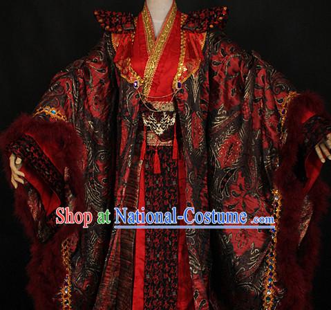 Chinese Ancient Emperor Costumes Japanese Korean Asian King Costume Wholesale Clothing Garment Dress Adults Cosplay for Men