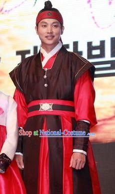 Ancient South Korean Warrior Costumes Korean Warrior Dress for Men