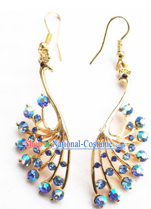 Traditional Thailand Peacock Earring for Women