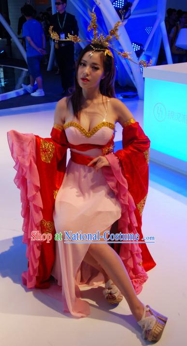 Asian Sexy Japanese Style Fairy Anime Costume