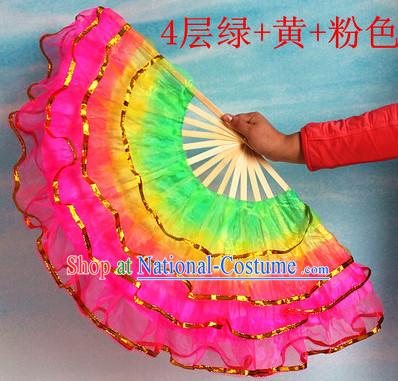 Four Layers Chinese Dancing Fan