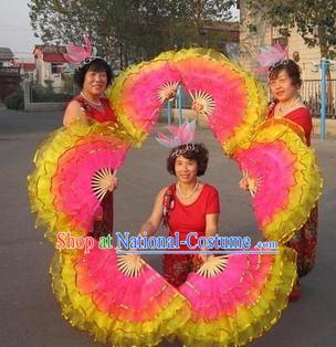 Five Layers Chinese Dancing Hands Fan