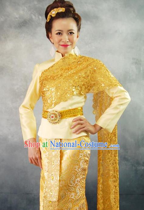 Formal Thai National Costume for Women