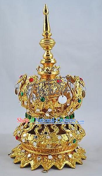 Traditional Thai Golden Hat