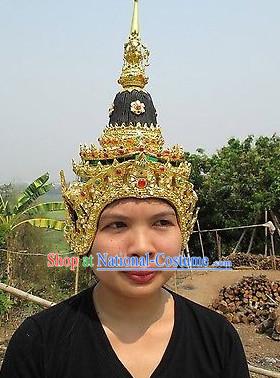 Traditional Thai Golden Hat