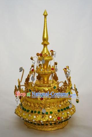 Traditional Thai Golden Headwear