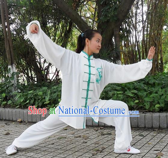 Phoenix Embroidery Wing Chun Kung Fu Uniform for Women