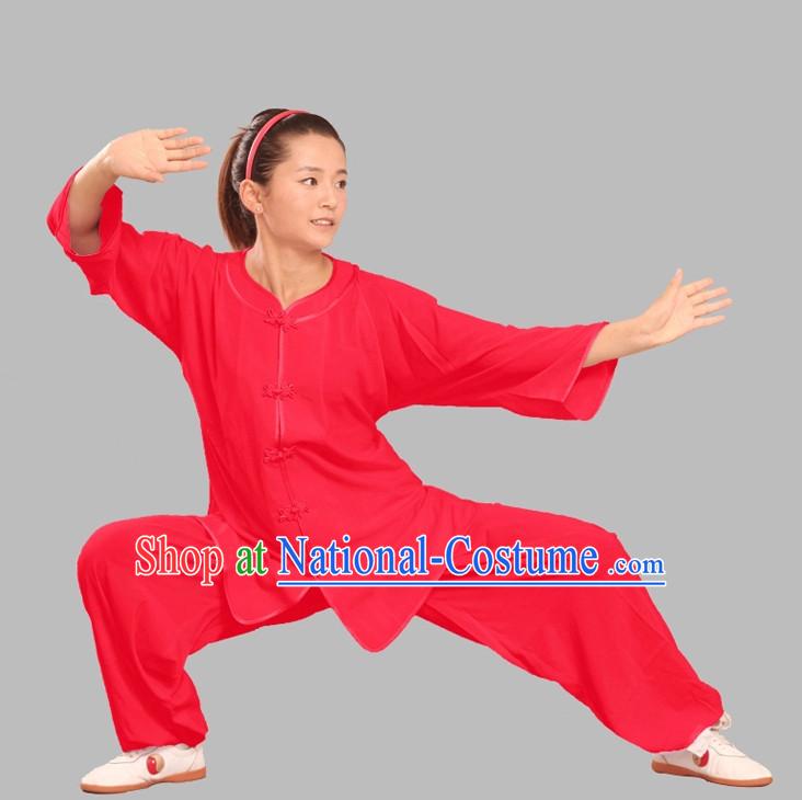 Summer Wear Tencel Kung Fu Uniform Complete Set for Adults or Kids