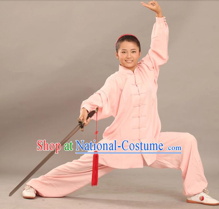 Summer Wear Tencel Kung Fu Uniforms Complete Set for Adults or Kids