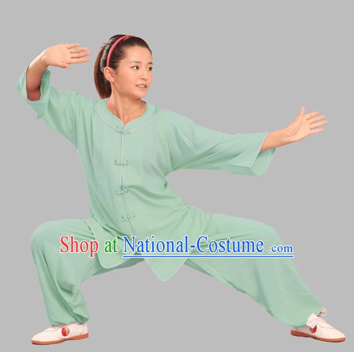 Top Tencel Kung Fu Uniform Complete Set for Adults or Kids