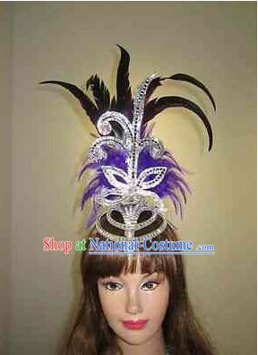 Profesional Stage Performance Feather Headwear