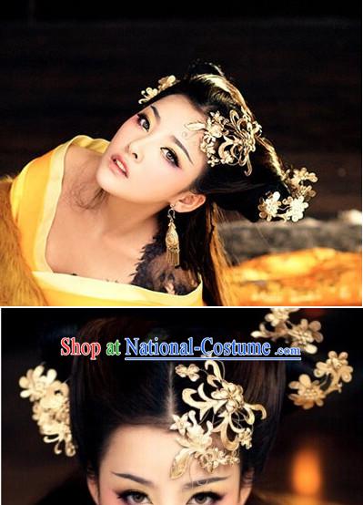 China Classical Black Wig and Headpieces